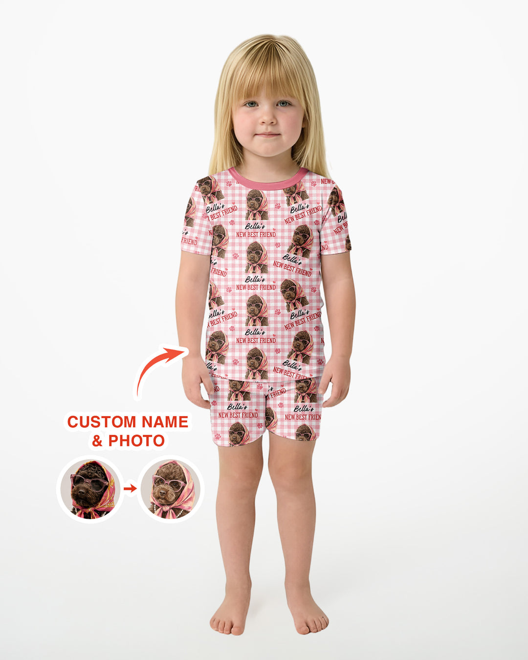 New Best Friend Bamboo Two Piece Short Sleeve Shorts Pajama Set