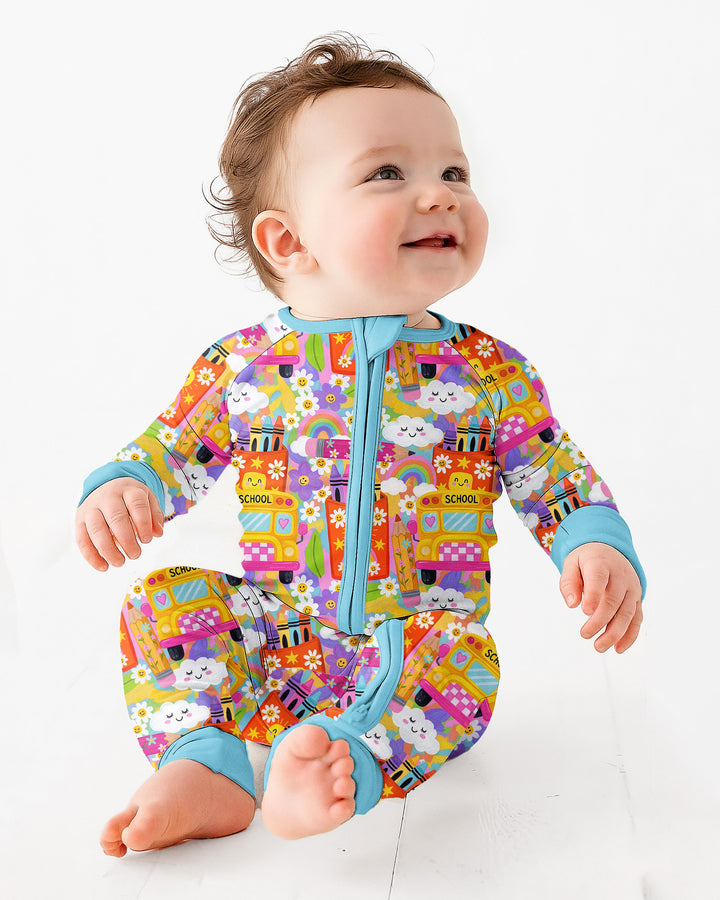 Retro Happy Classroom Bamboo Convertible Zippy