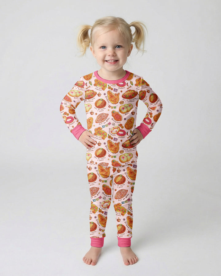 Pan Dulce Dreams Bamboo Two Piece Long Sleeve Pajama Set