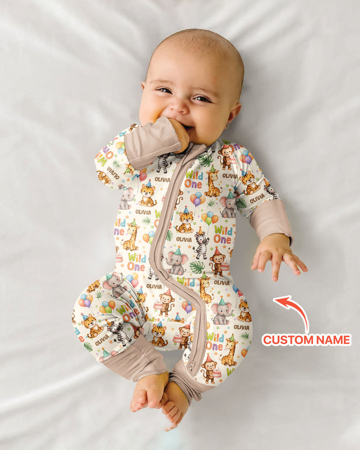 Gerippte Babykleidung mit individuellem Foto - Weich &amp; Skizzenhaft