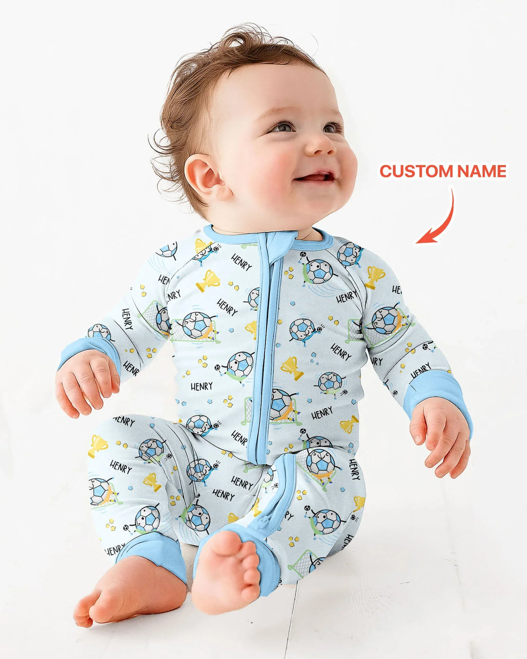 Gerippte Babykleidung mit individuellem Foto - Weich &amp; Skizzenhaft