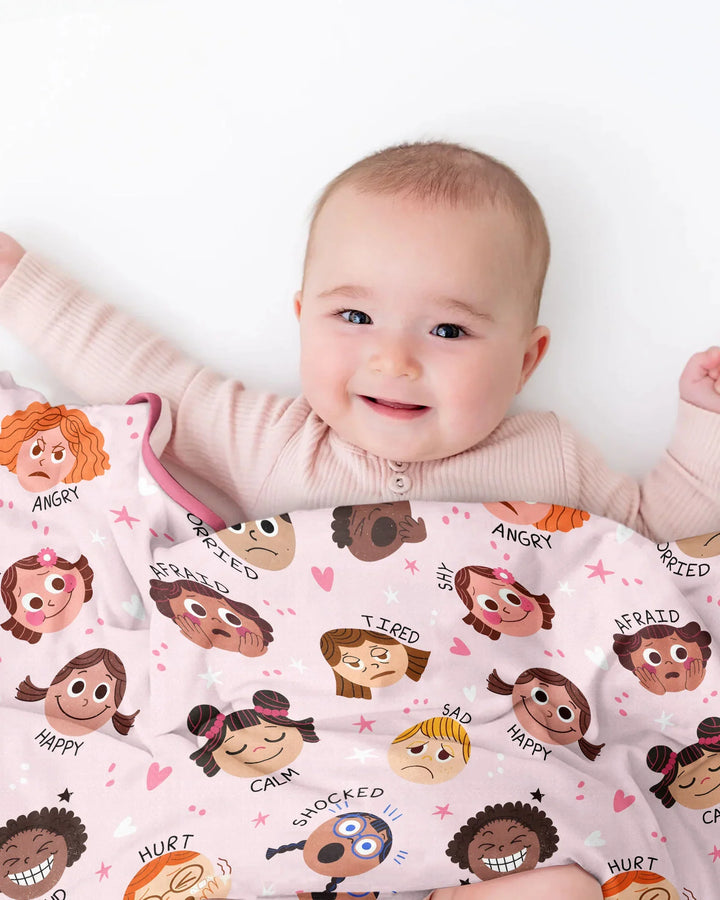 Feelings Vocabulary Bamboo Blanket