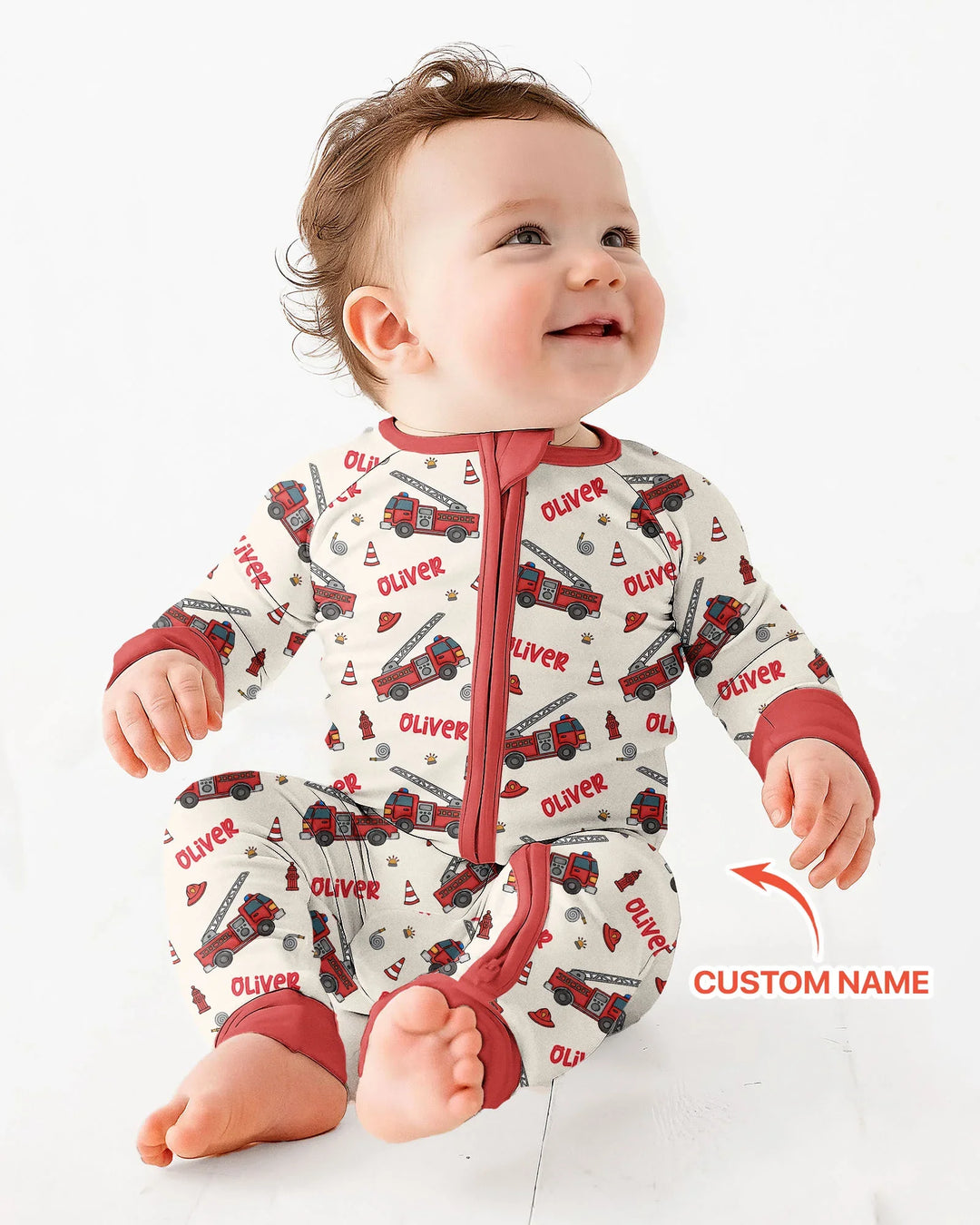 Gerippte Babykleidung mit individuellem Foto - Weich &amp; Skizzenhaft