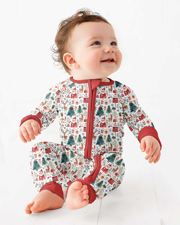 Christmas Tree Santa Bamboo Convertible Zippy