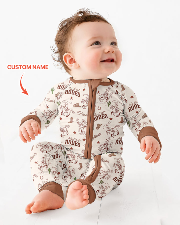 Gerippte Babykleidung mit individuellem Foto - Weich &amp; Skizzenhaft