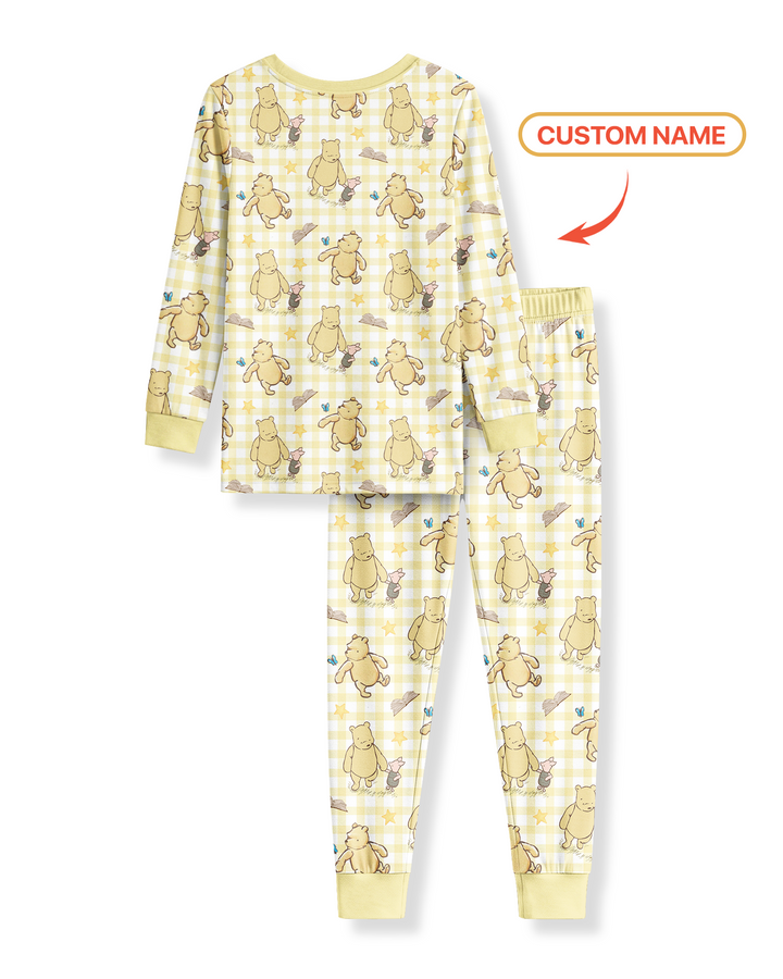 Custom Name Littlest Book Club Member Bamboo Two Piece Long Sleeve Pajama Set