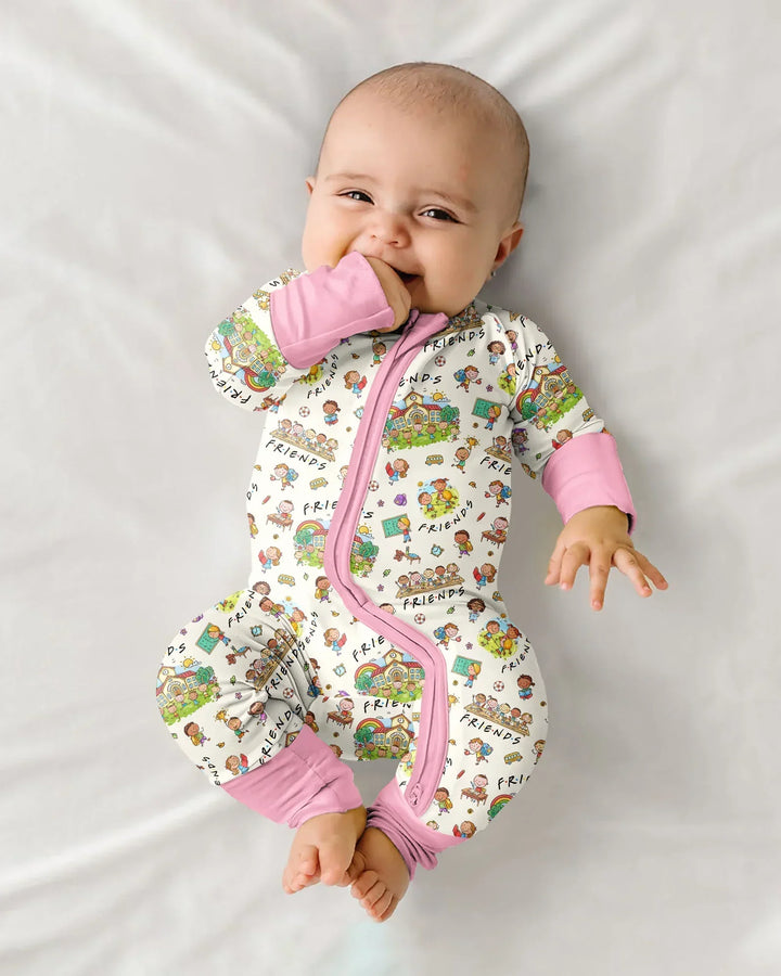 Gerippte Babykleidung mit individuellem Foto - Weich &amp; Skizzenhaft