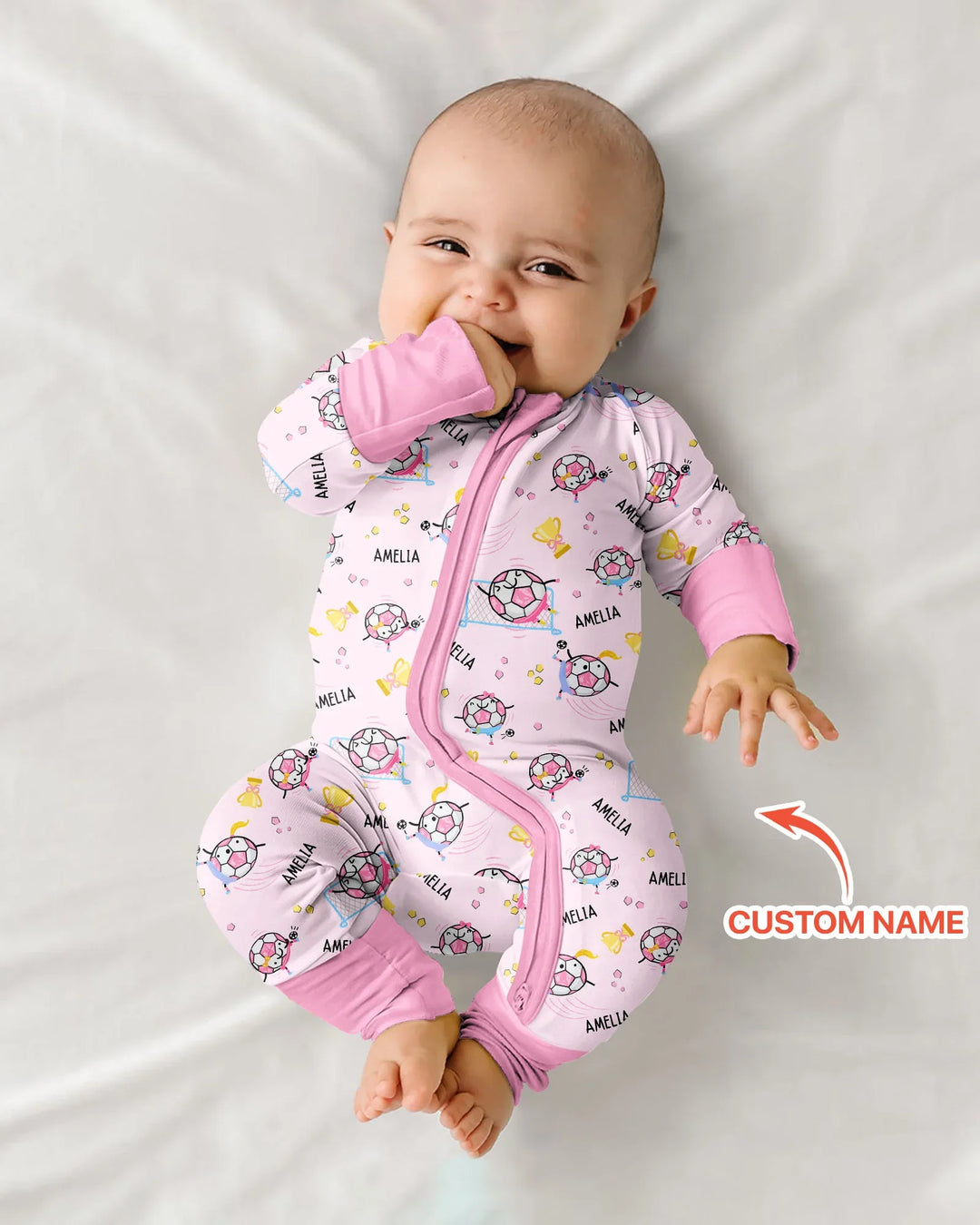 Gerippte Babykleidung mit individuellem Foto - Weich &amp; Skizzenhaft