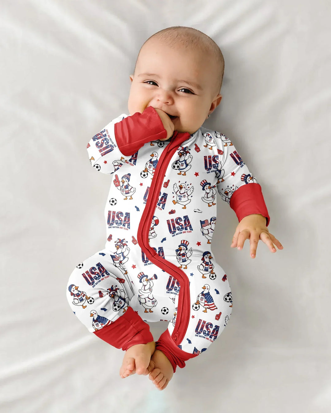 Gerippte Babykleidung mit individuellem Foto - Weich &amp; Skizzenhaft