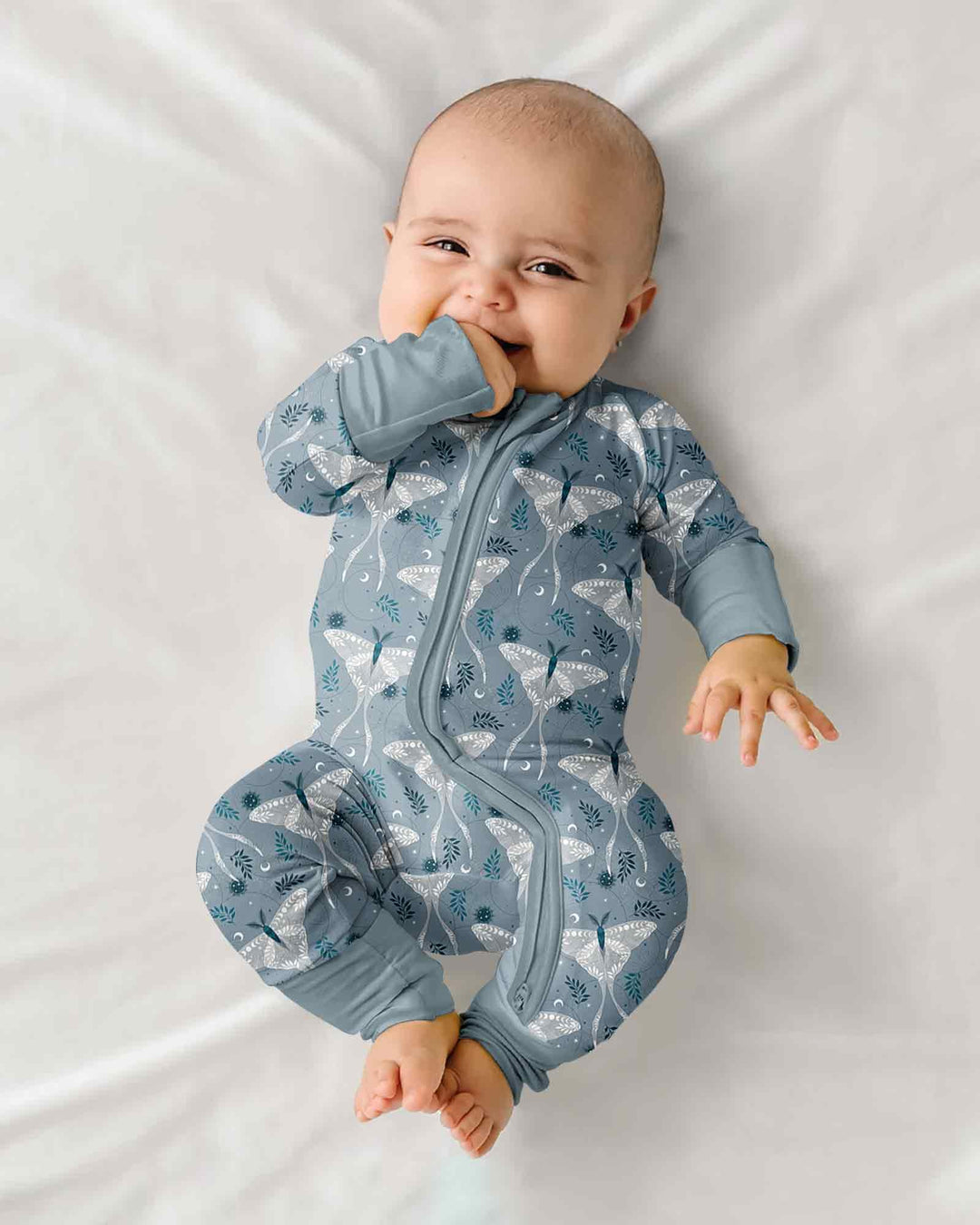 Gerippte Babykleidung mit individuellem Foto - Weich &amp; Skizzenhaft