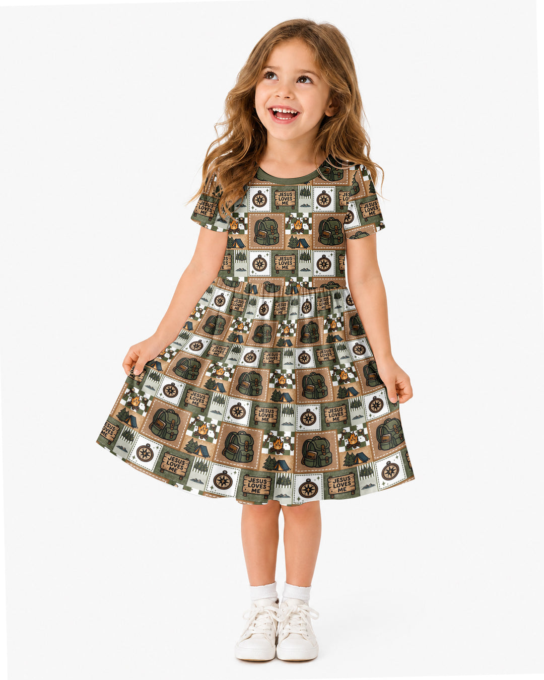 Vorlage Bambus Twirl Kleid