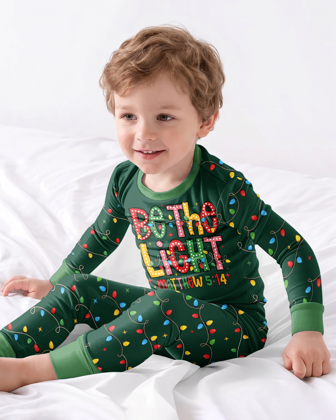 Be The Light Bamboo Two Piece Long Sleeve Pajama Set