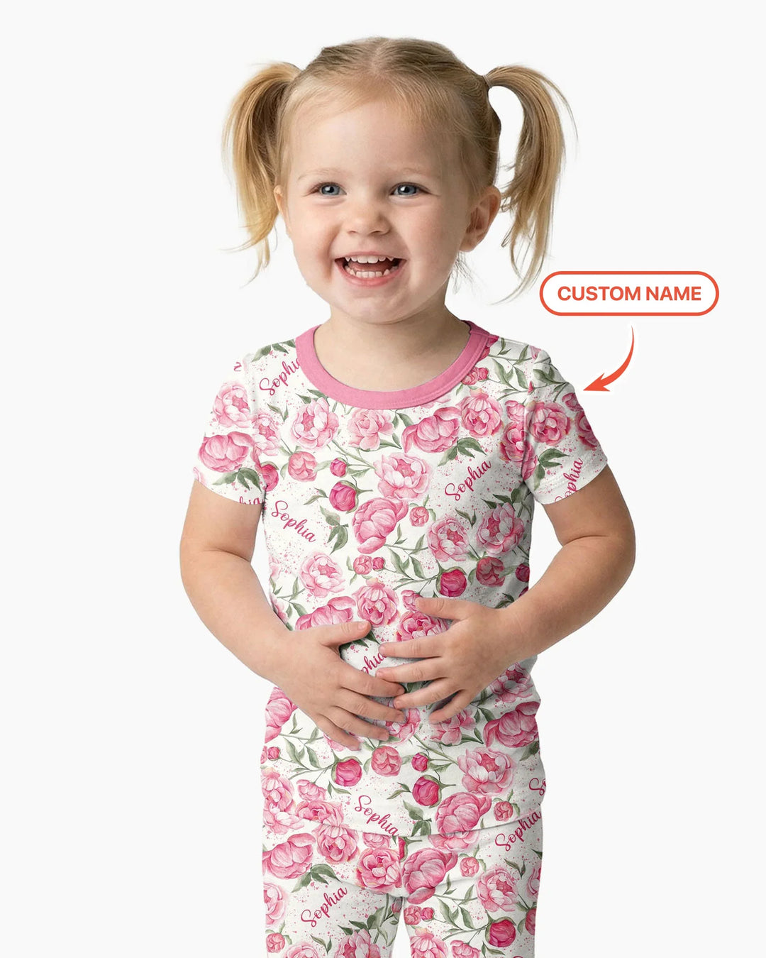 Zweiteiliges, kurzärmliges Pyjama-Set mit Marienkäfern