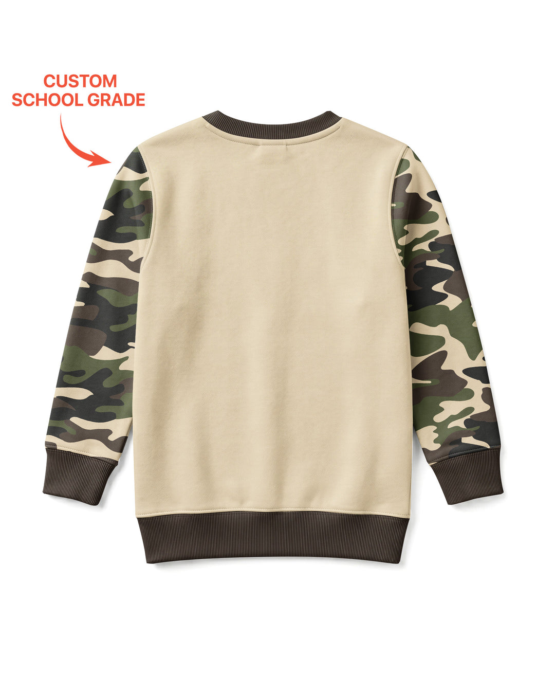 Custom Template Bambus-Rundhals-Sweatshirt