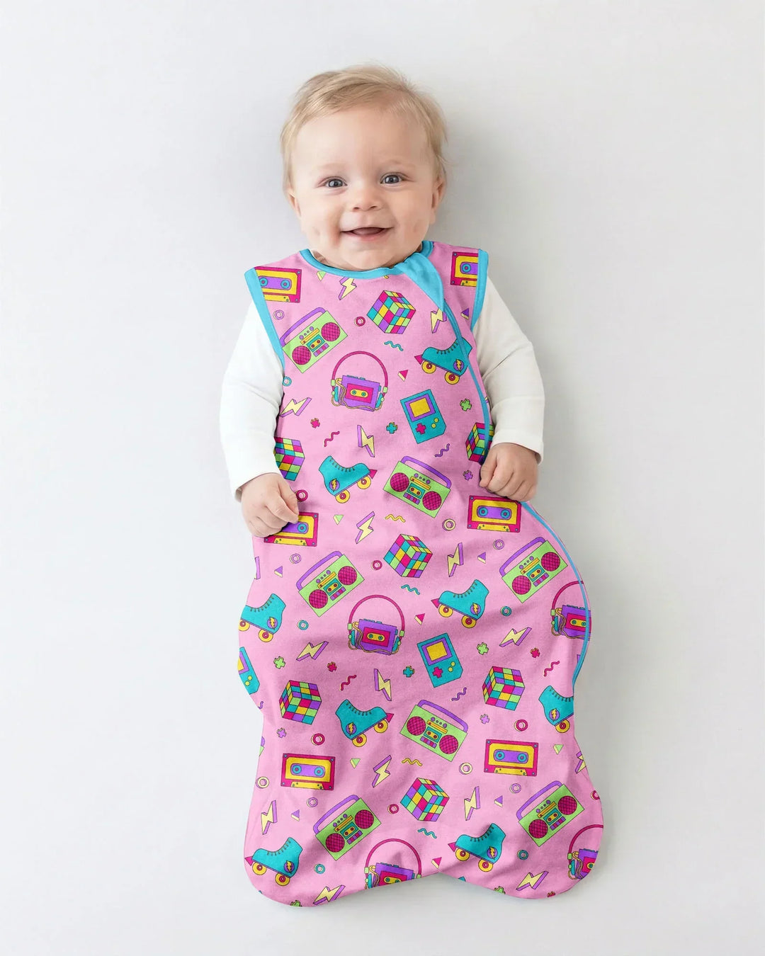 80s Retro Neon Bamboo Sleep Bag