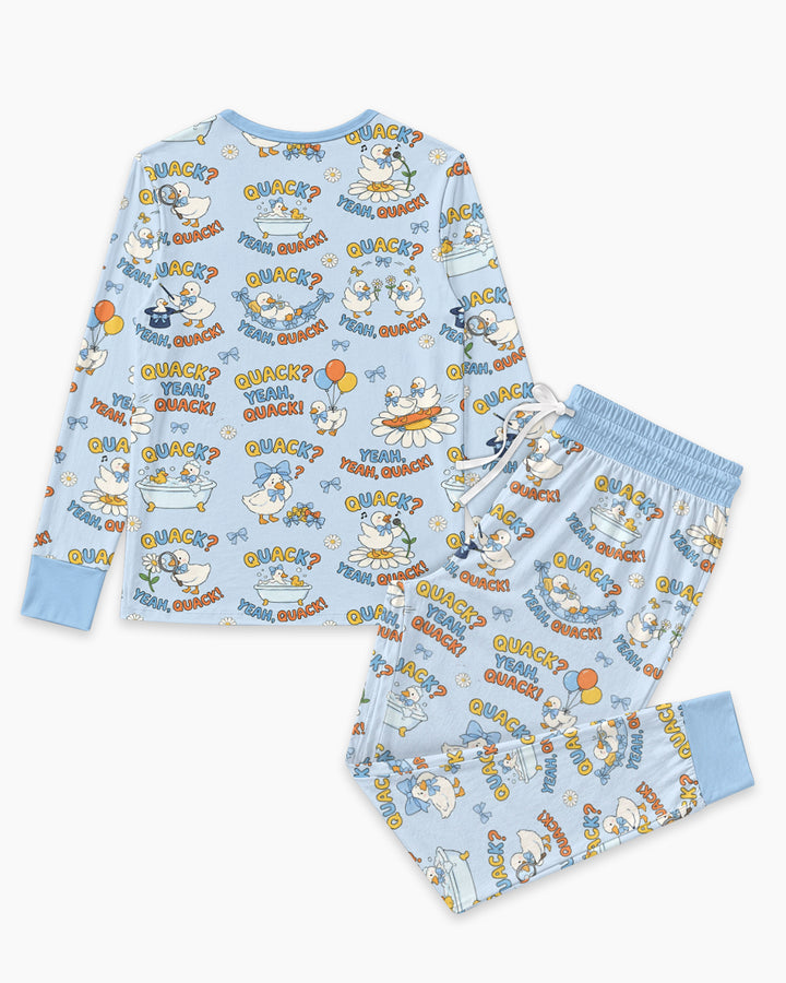 Yeah Quack Show Bamboo Women Pajama Set