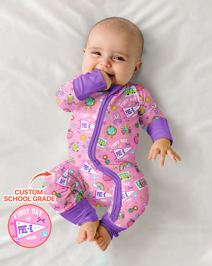 Gerippte Babykleidung mit individuellem Foto - Weich &amp; Skizzenhaft