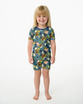 Ghost Forest Bamboo Two Piece Short Sleeve Shorts Pajama Set