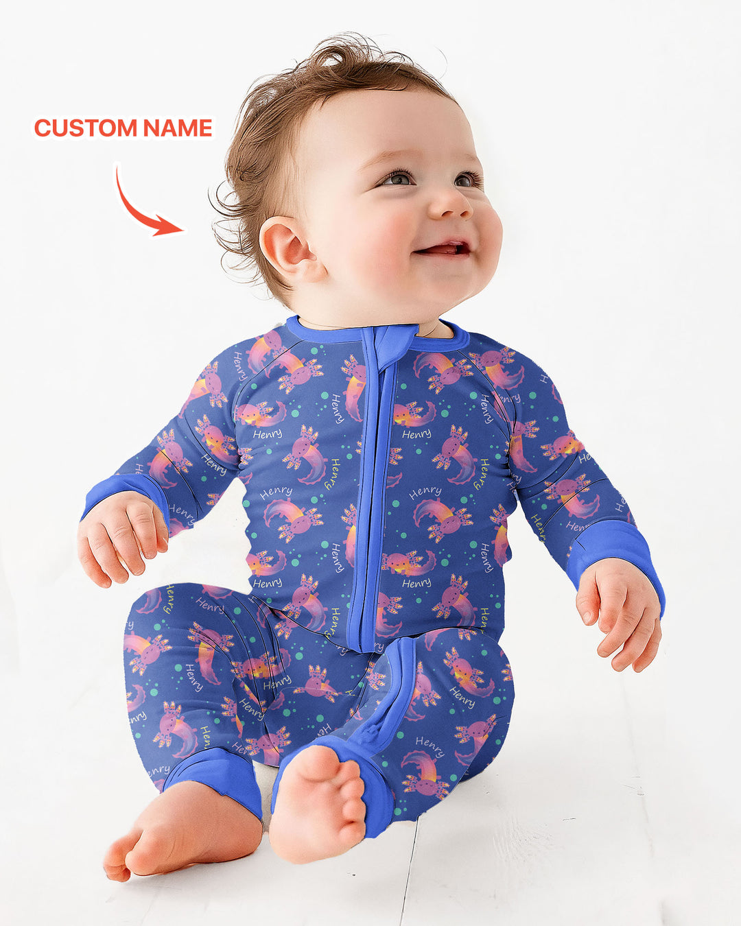 Gerippte Babykleidung mit individuellem Foto - Weich &amp; Skizzenhaft