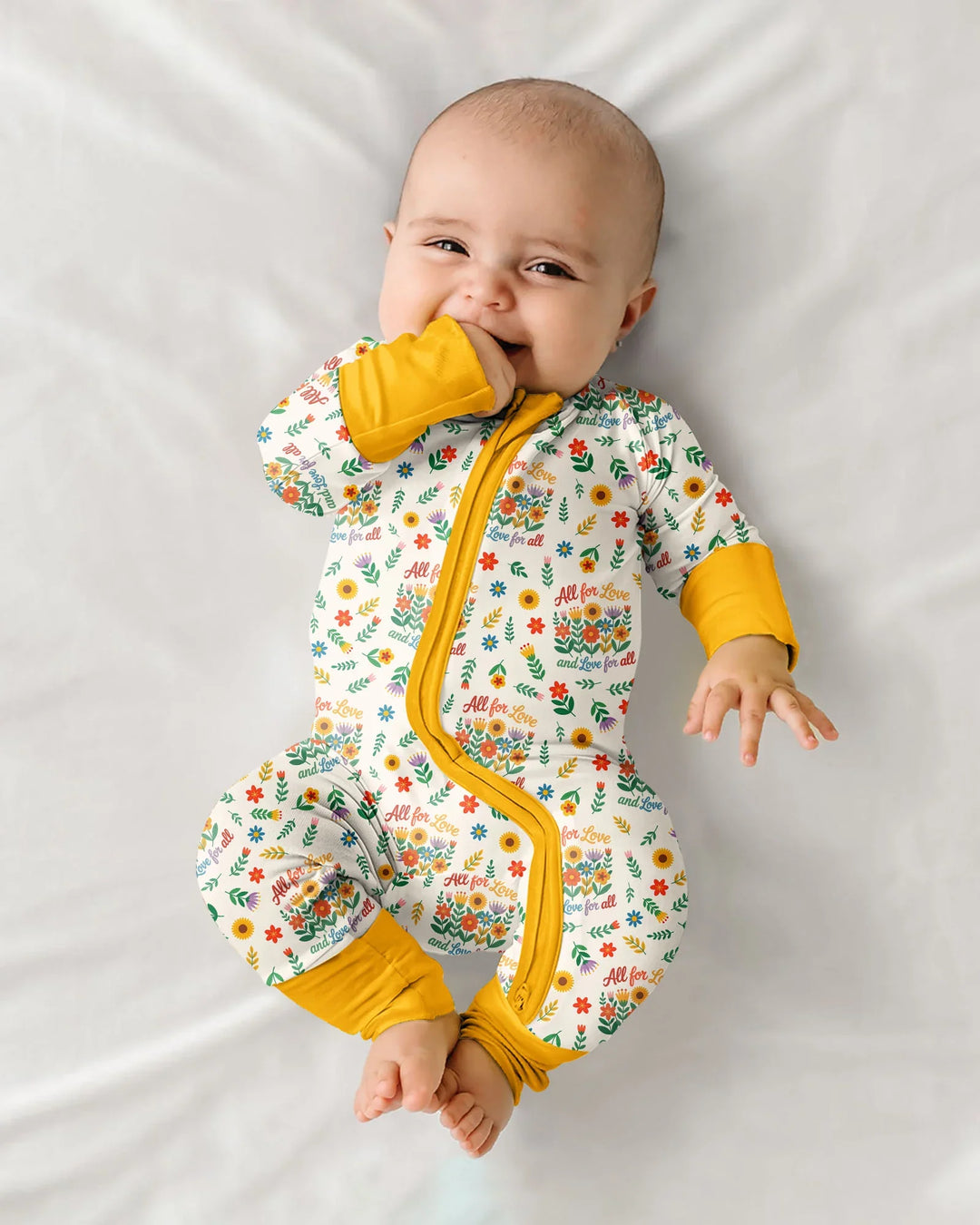 Gerippte Babykleidung mit individuellem Foto - Weich &amp; Skizzenhaft