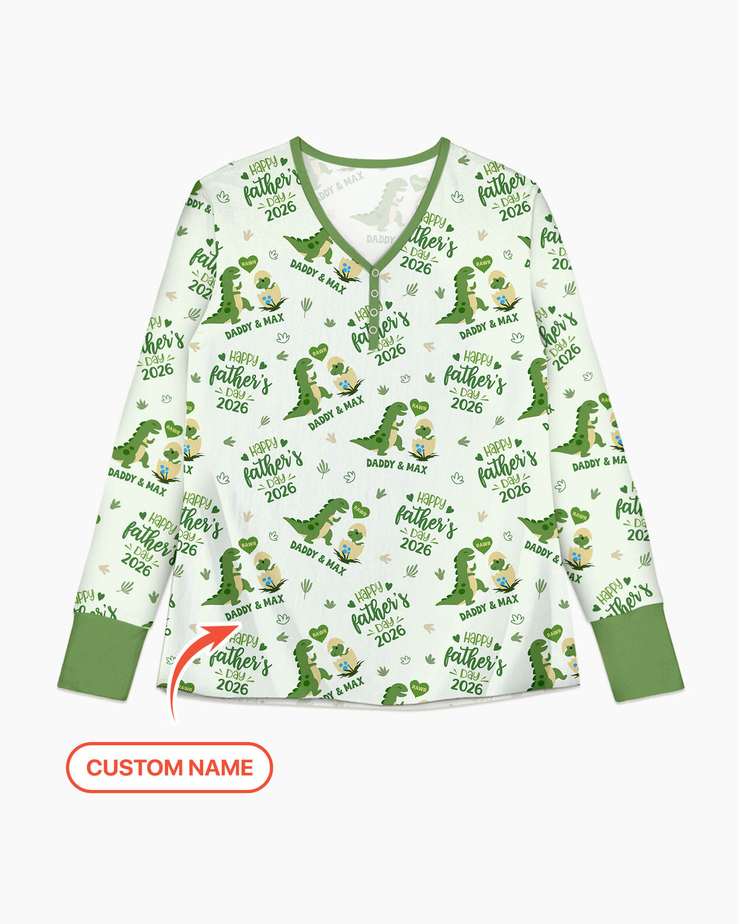 Template Damen Pyjama-Set aus personalisiertem Bambus