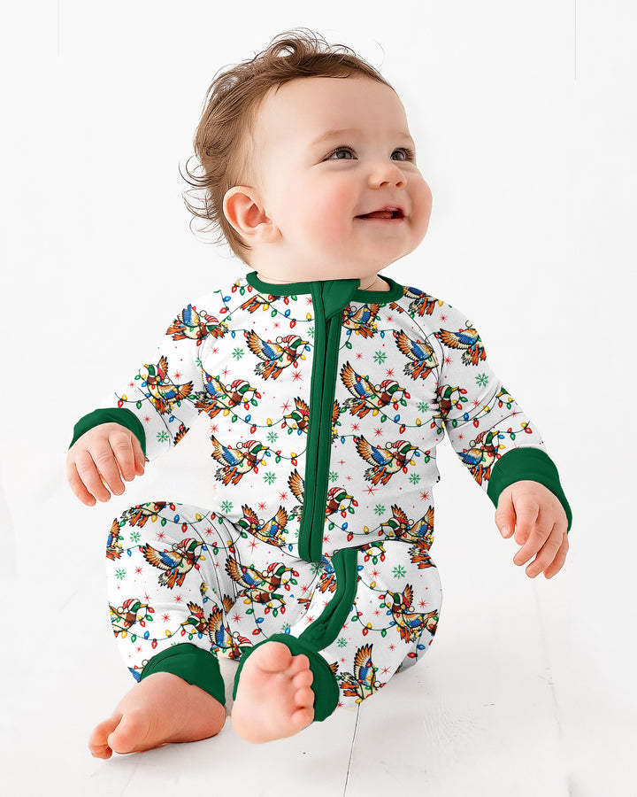 Preppy Christmas Mallard Duck Bamboo Convertible Zippy