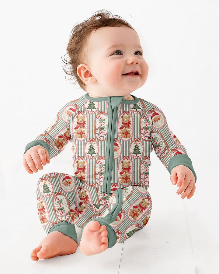 Vintage Christmas Keepsakes Bamboo Convertible Zippy
