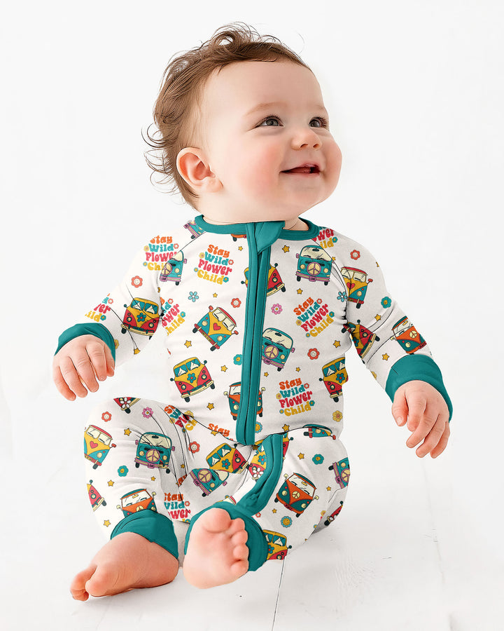 Gerippte Babykleidung mit individuellem Foto - Weich &amp; Skizzenhaft