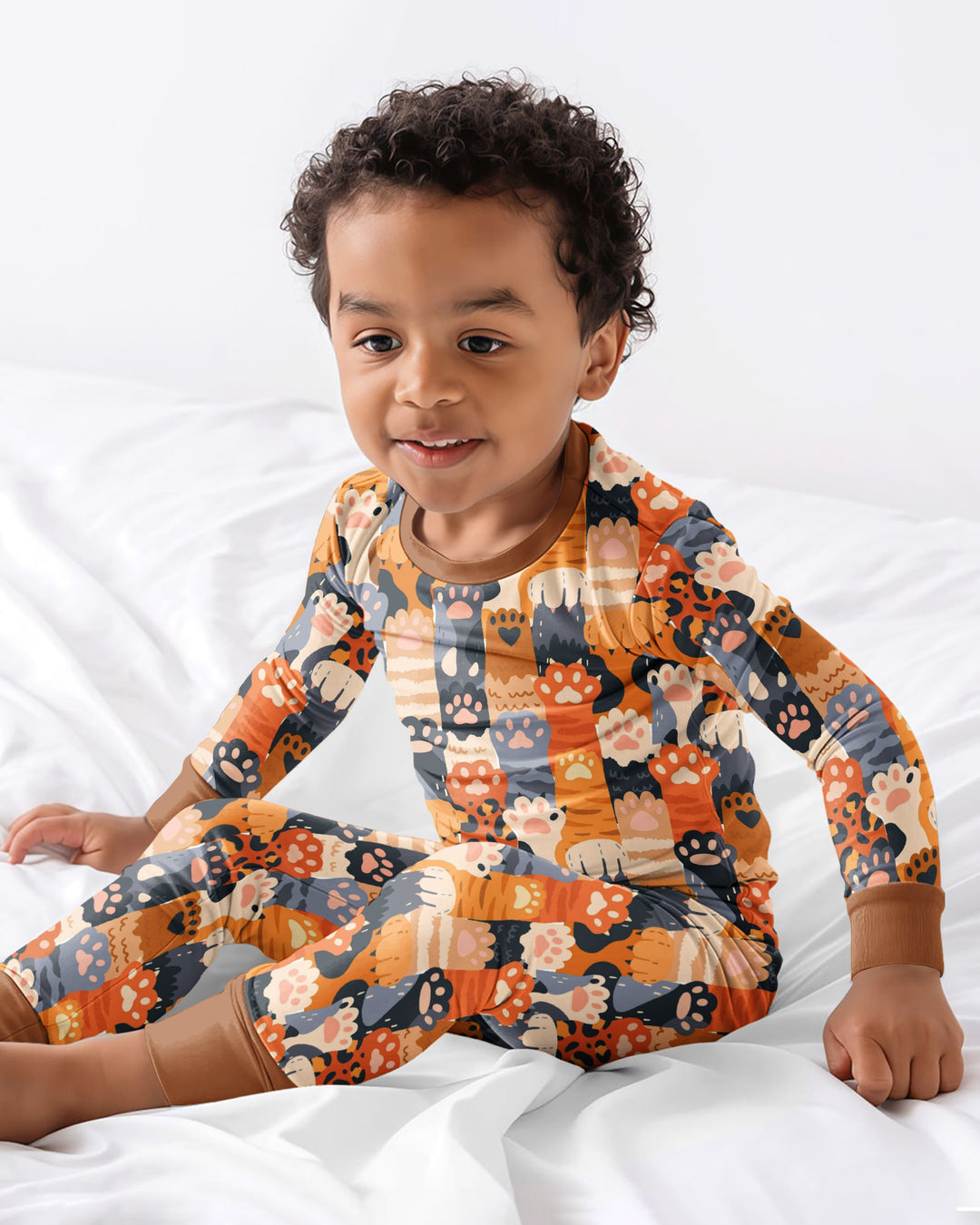Curious Paws Bamboo Two Piece Long Sleeve Pajama Set
