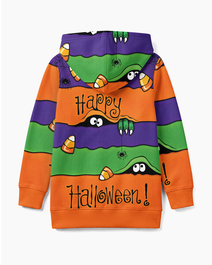 Happy Halloween Bamboo Zip Hoodie