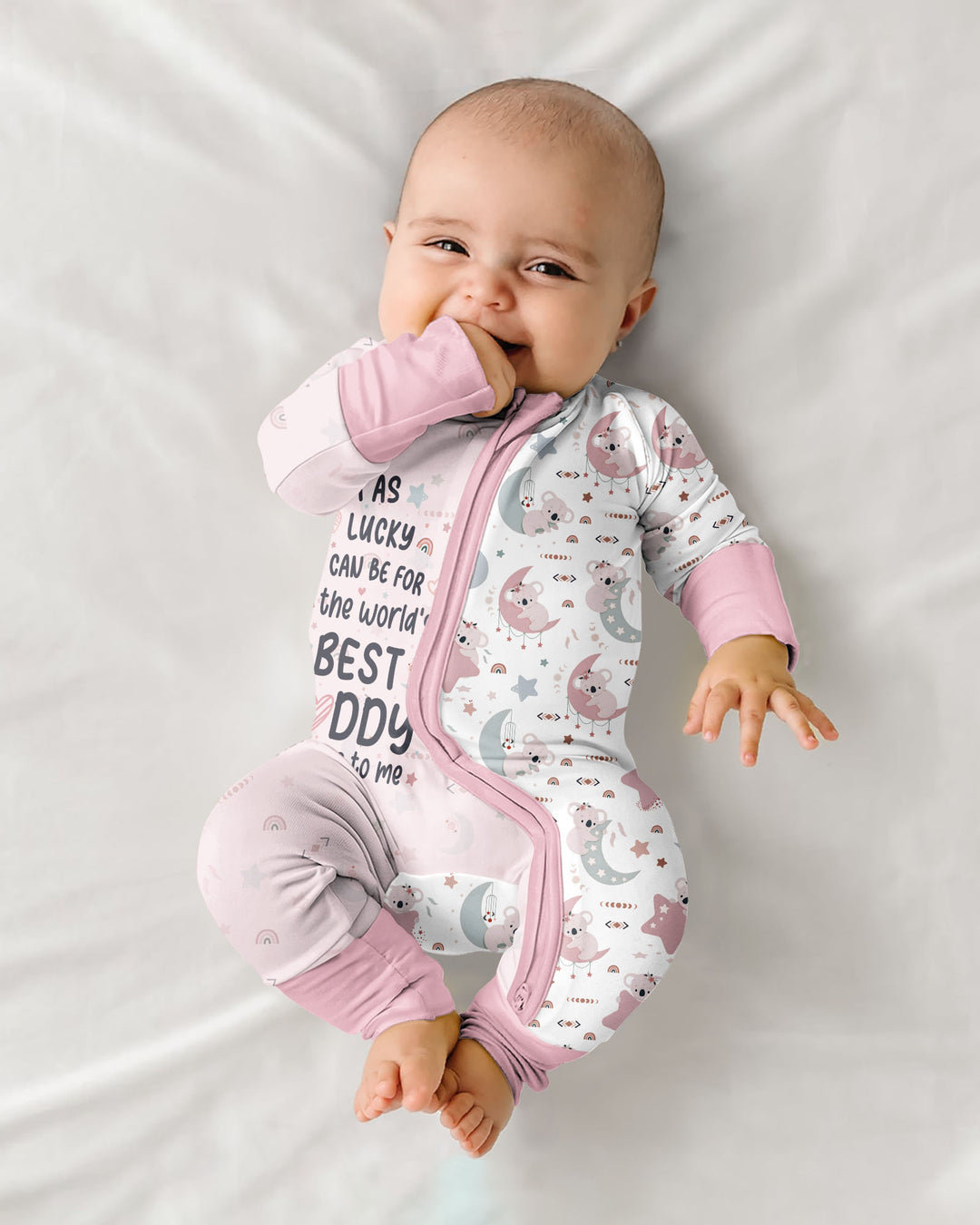 The World's Best Daddy Belongs To Me Bamboo Convertible Zippy