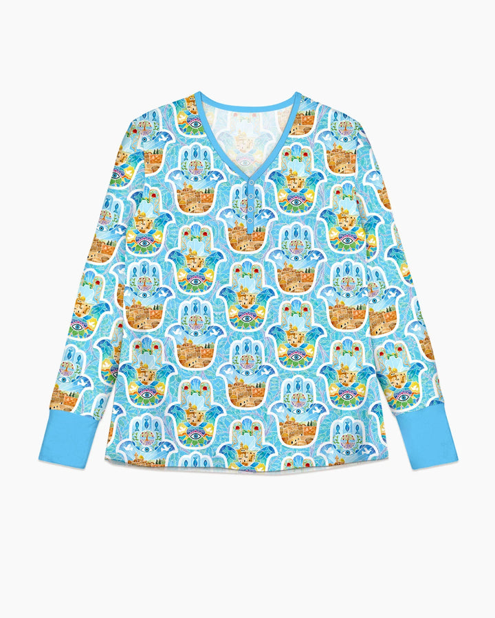 Vorlage Bambus Damen Pyjama Set