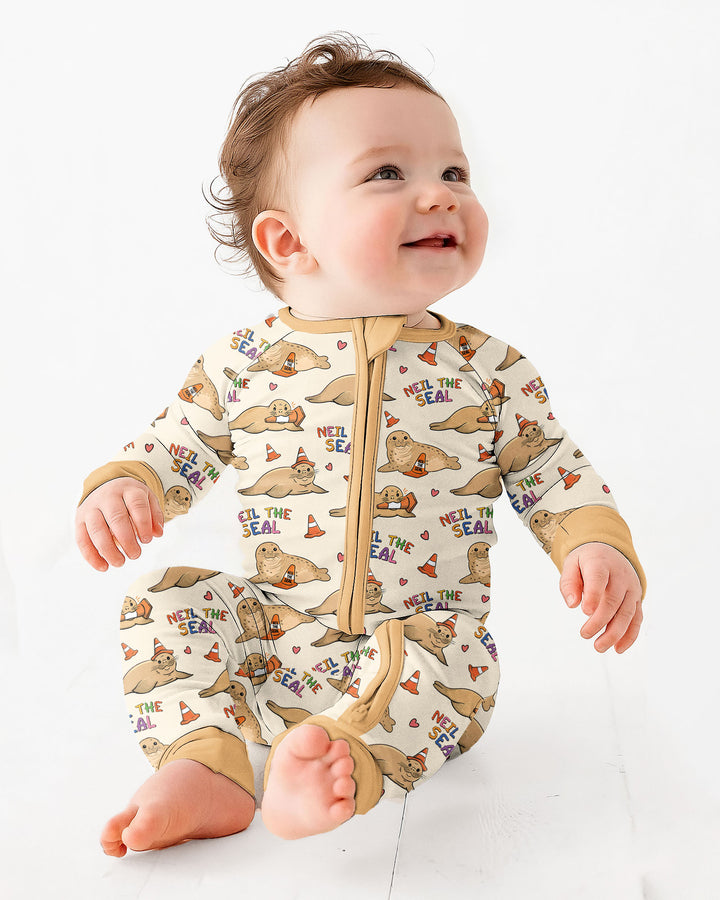 Neil The Seal Bamboo Convertible Zippy