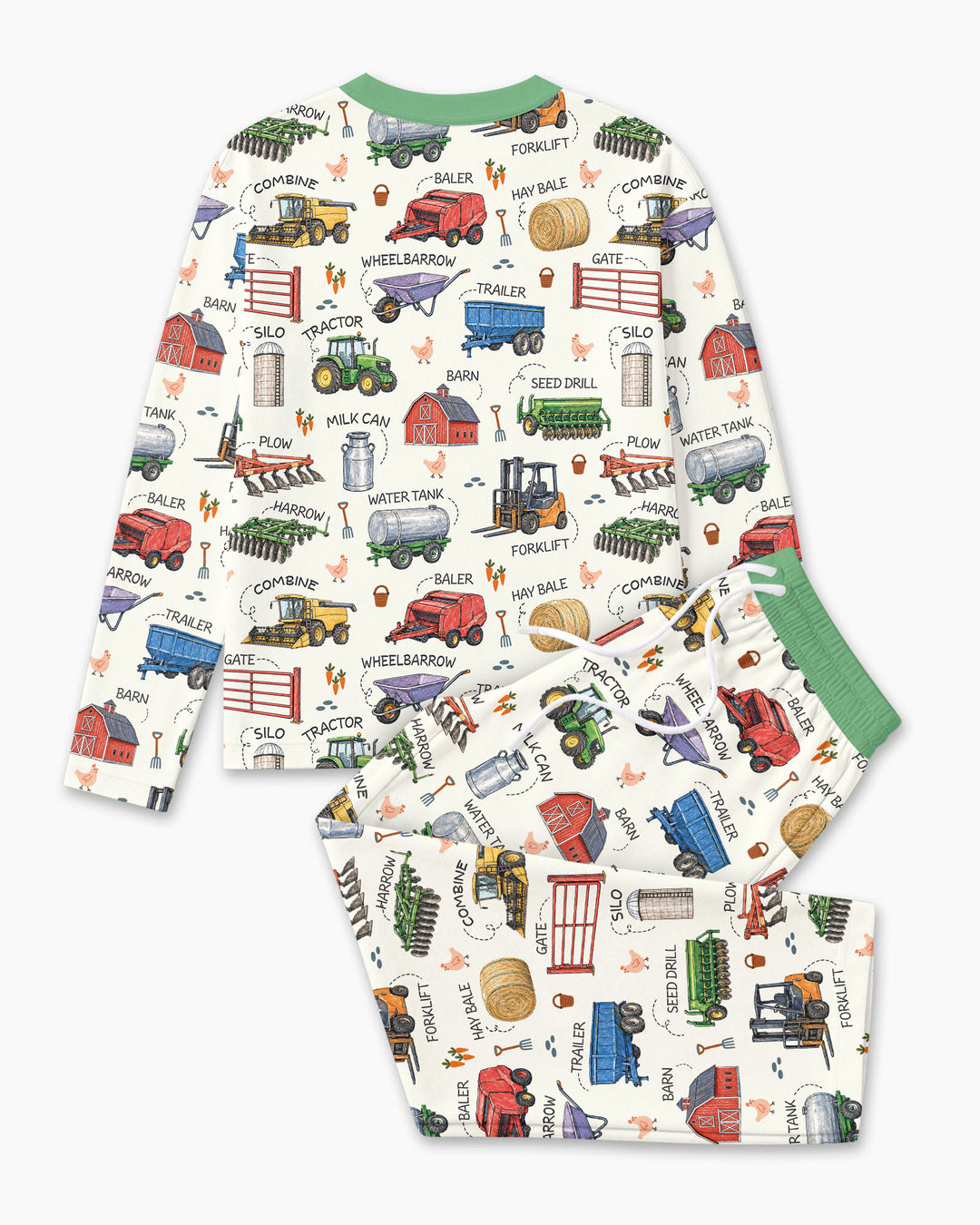 Little Farmer Bamboo Men's Pajama Set