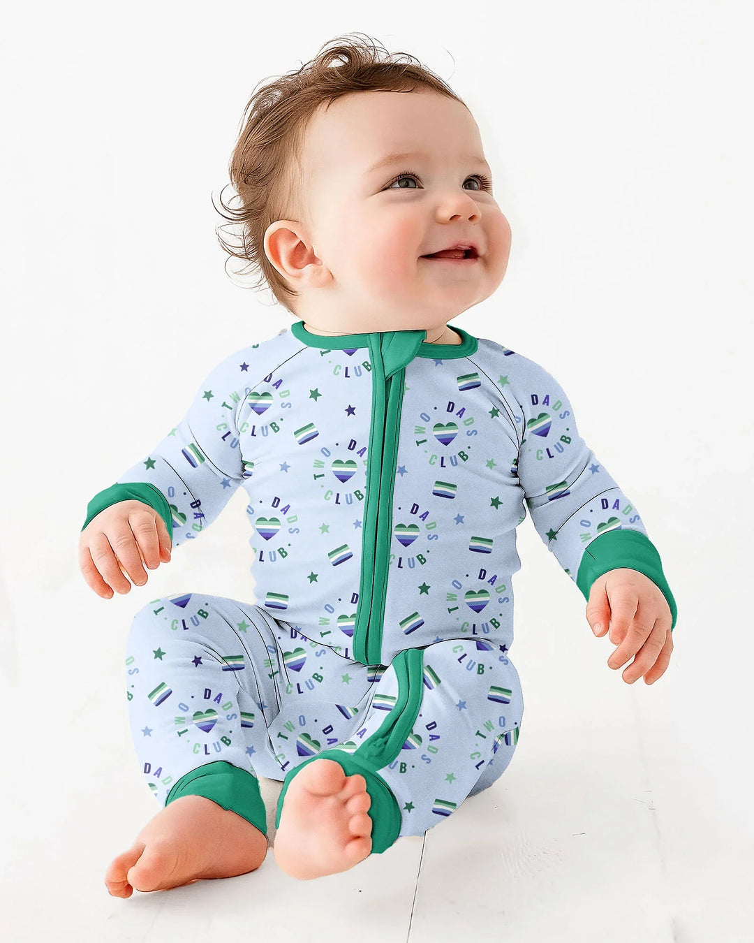 Gerippte Babykleidung mit individuellem Foto - Weich &amp; Skizzenhaft