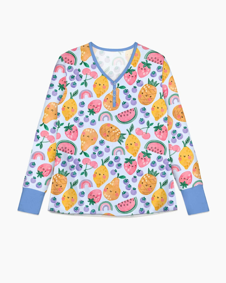 Fruitie Cuties Familien-Pyjama-Set aus Bambus für Damen