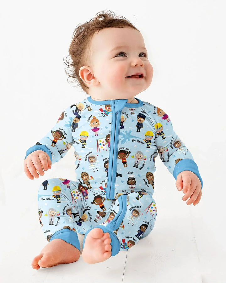 Gerippte Babykleidung mit individuellem Foto - Weich &amp; Skizzenhaft