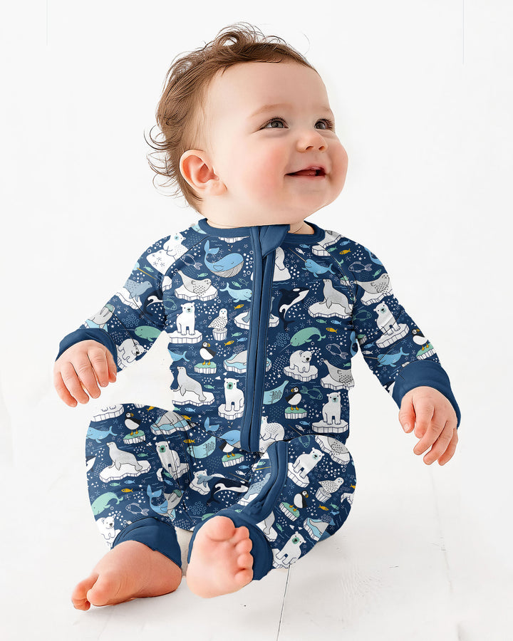Animal Icebergs Bamboo Convertible Zippy