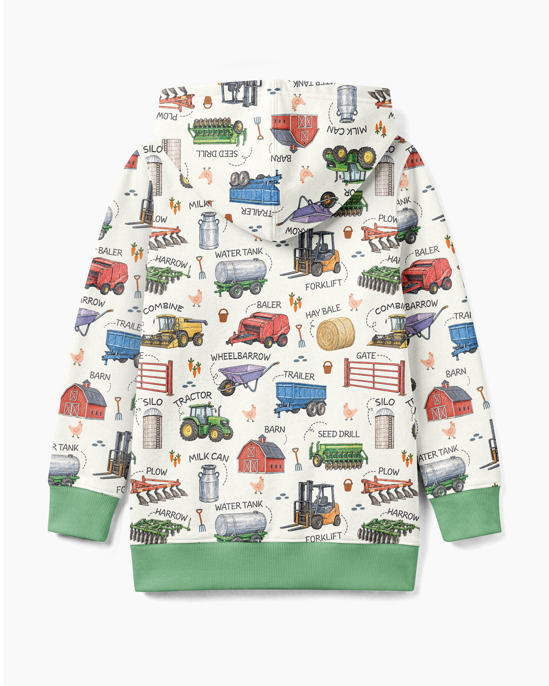 Little Farmer Bamboo Zip Hoodie
