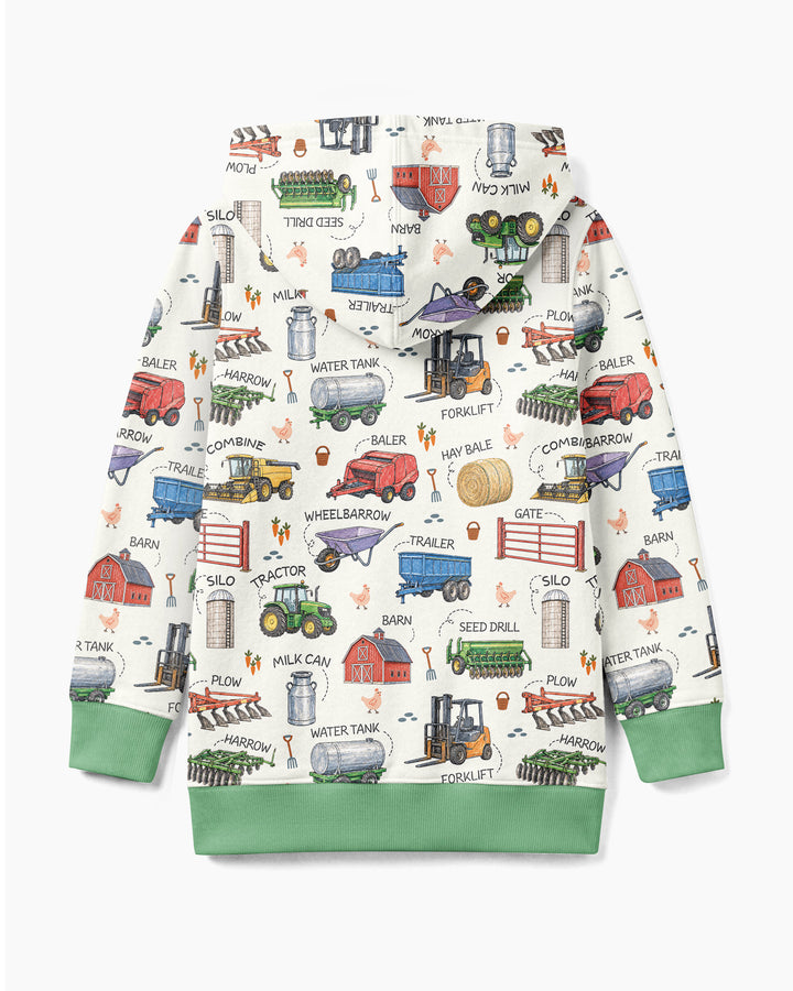 Little Farmer Bamboo Zip Hoodie