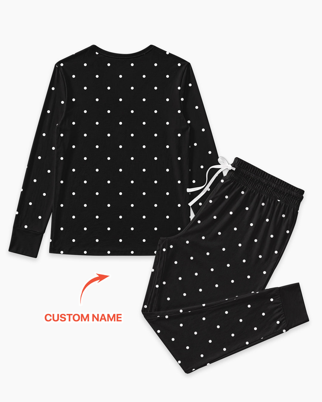 Custom Name Vintage Believe Santa Bamboo Women Pajama Set