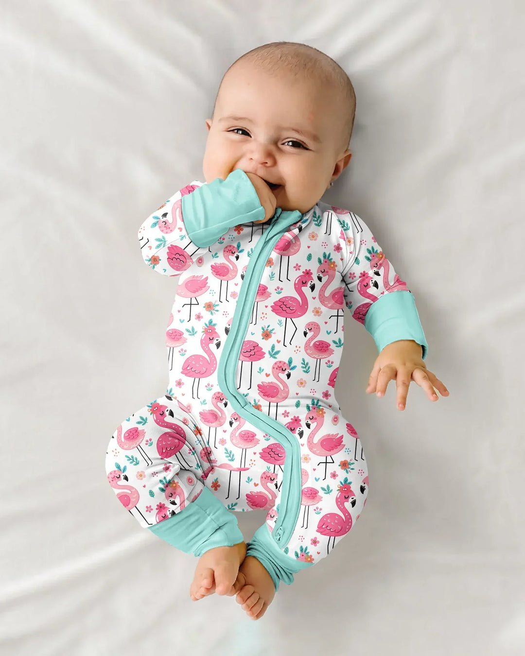 Hello Flamingo Bamboo Convertible Zippy