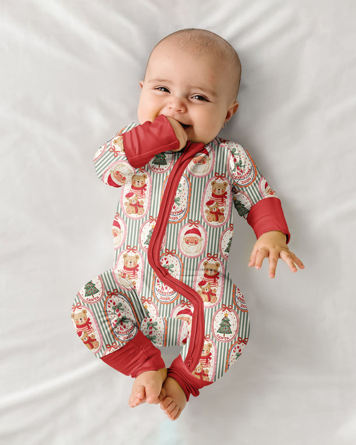 Teddy Bear Christmas Bamboo Convertible Zippy