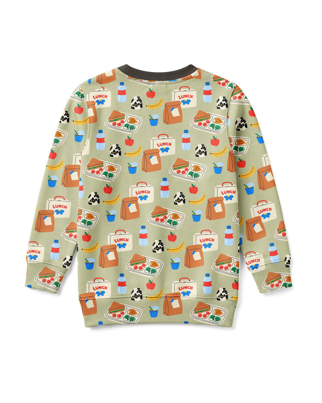 Template Damen-Rundhals-Sweatshirt aus Bambus