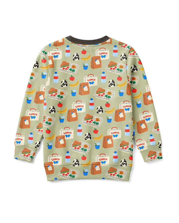 Template Damen-Rundhals-Sweatshirt aus Bambus