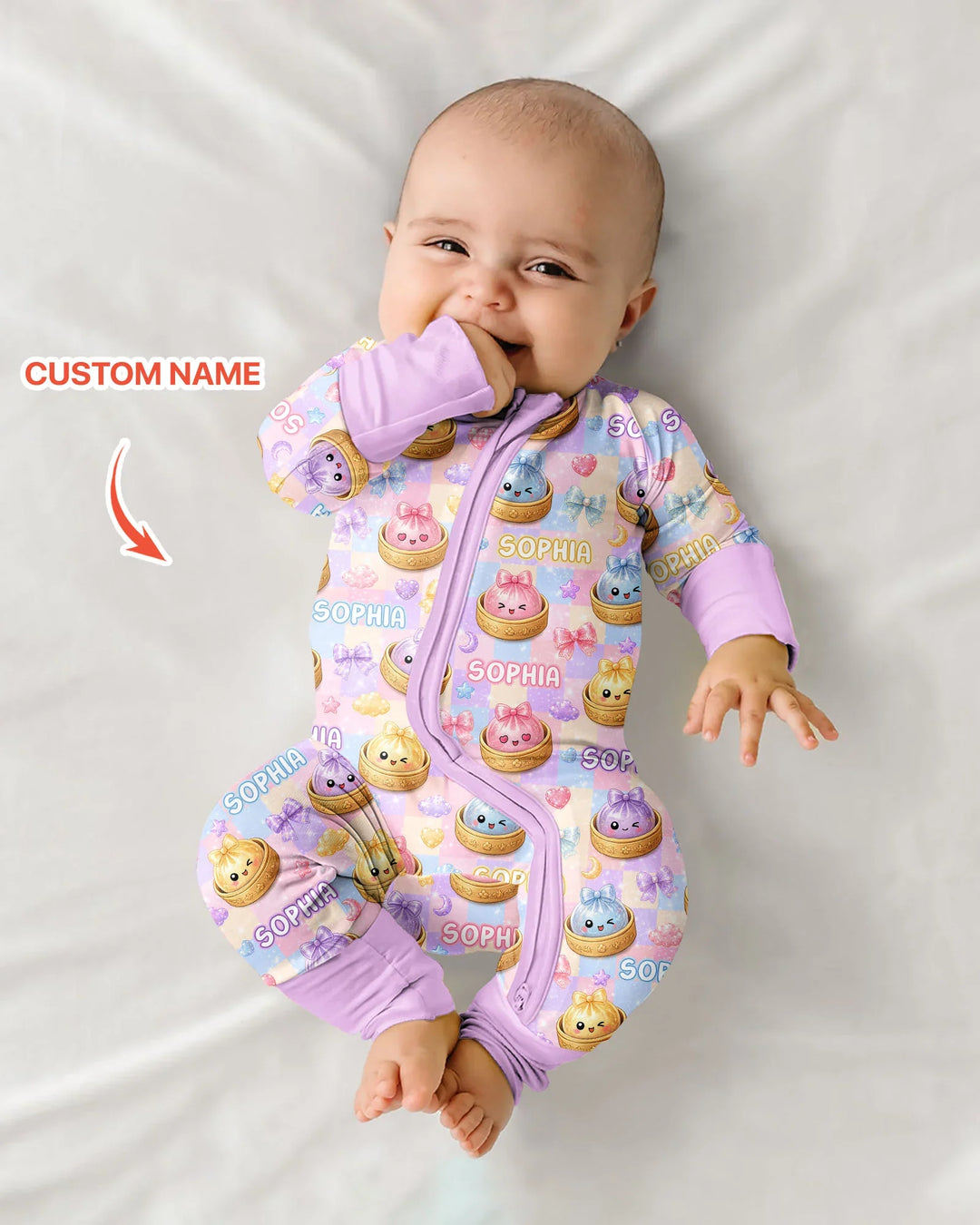 Gerippte Babykleidung mit individuellem Foto - Weich &amp; Skizzenhaft