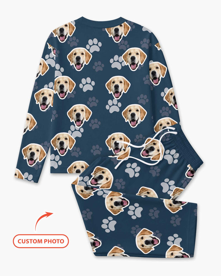 Personalized Dog & Cat Photo Bamboo Men's Pajama Set