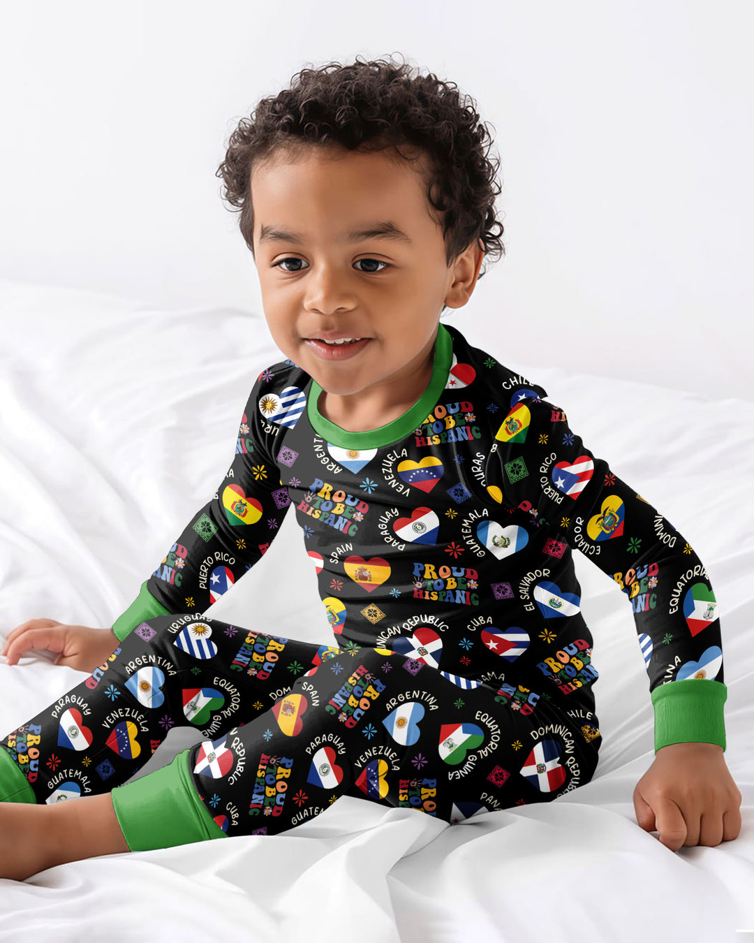 Proud To Be Hispanic Bamboo Two Piece Long Sleeve Pajama Set