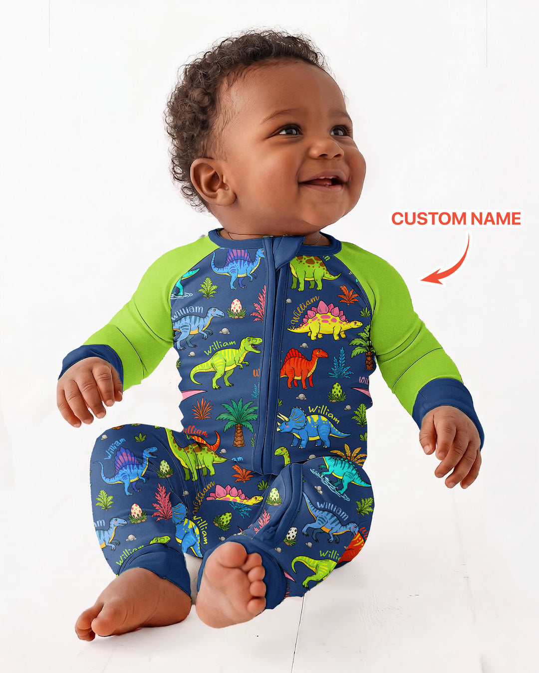 Gerippte Babykleidung mit individuellem Foto - Weich &amp; Skizzenhaft