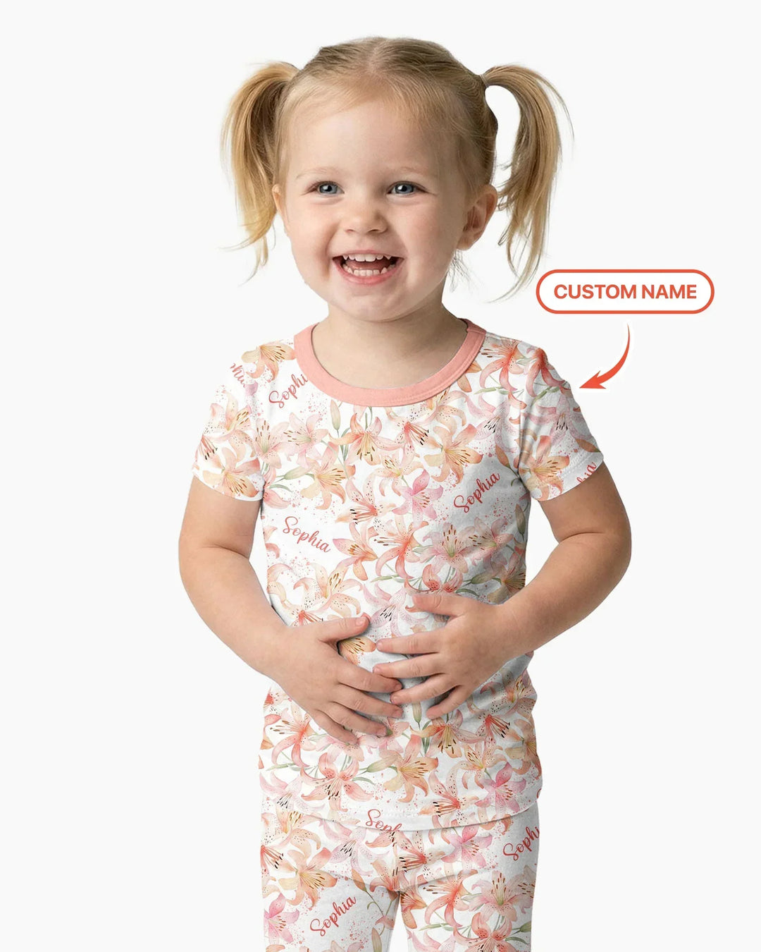 Zweiteiliges, kurzärmliges Pyjama-Set mit Marienkäfern